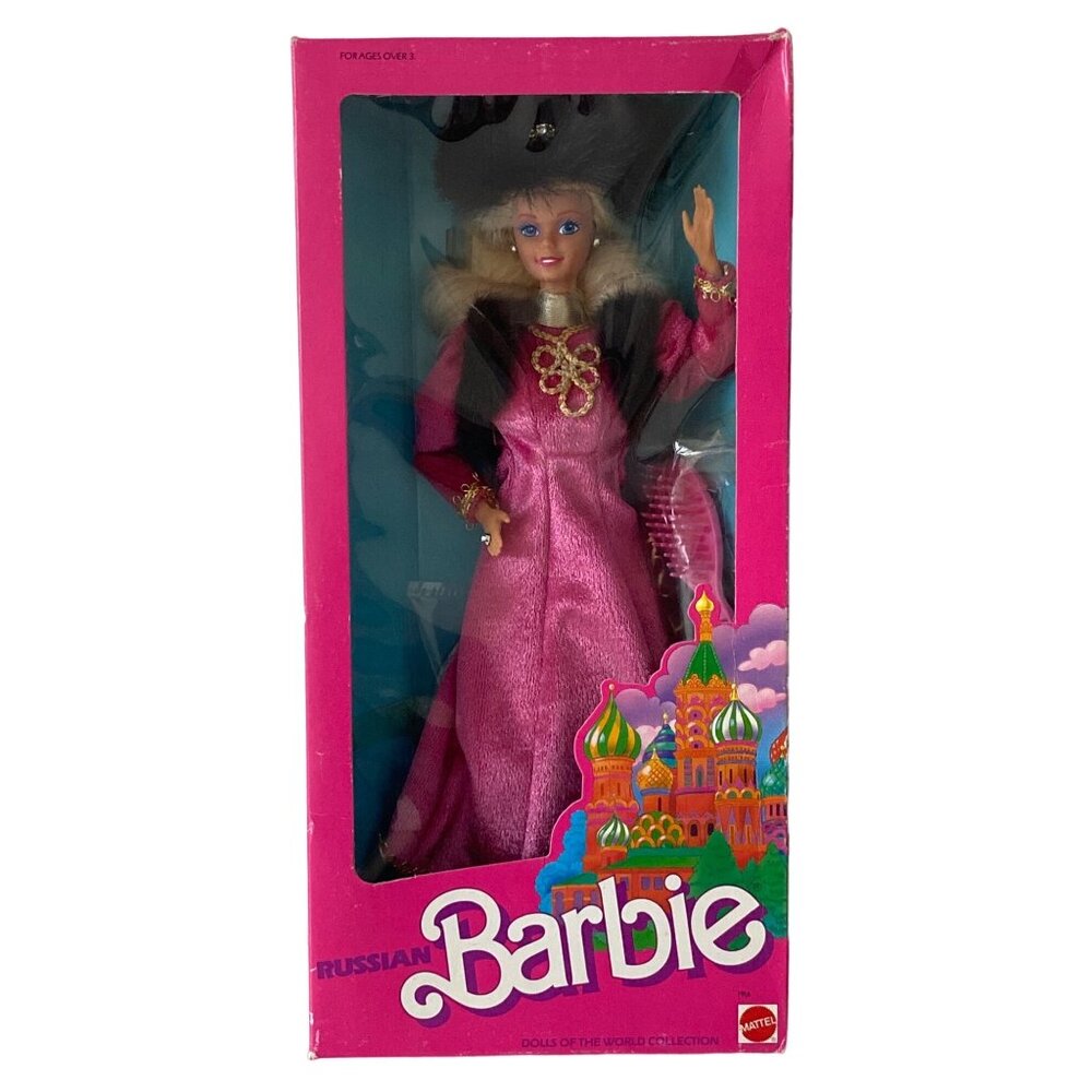 Barbie Dolls Of The World Russian 1916 Mattel 1988 NRFB